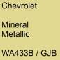 Preview: Chevrolet, Mineral Metallic, WA433B / GJB.